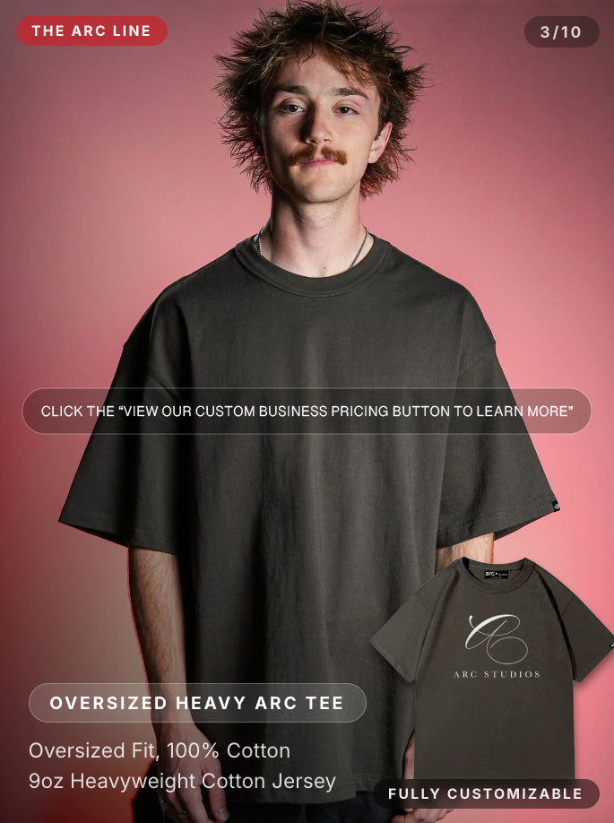 Oversized Heavy Arc Tee
