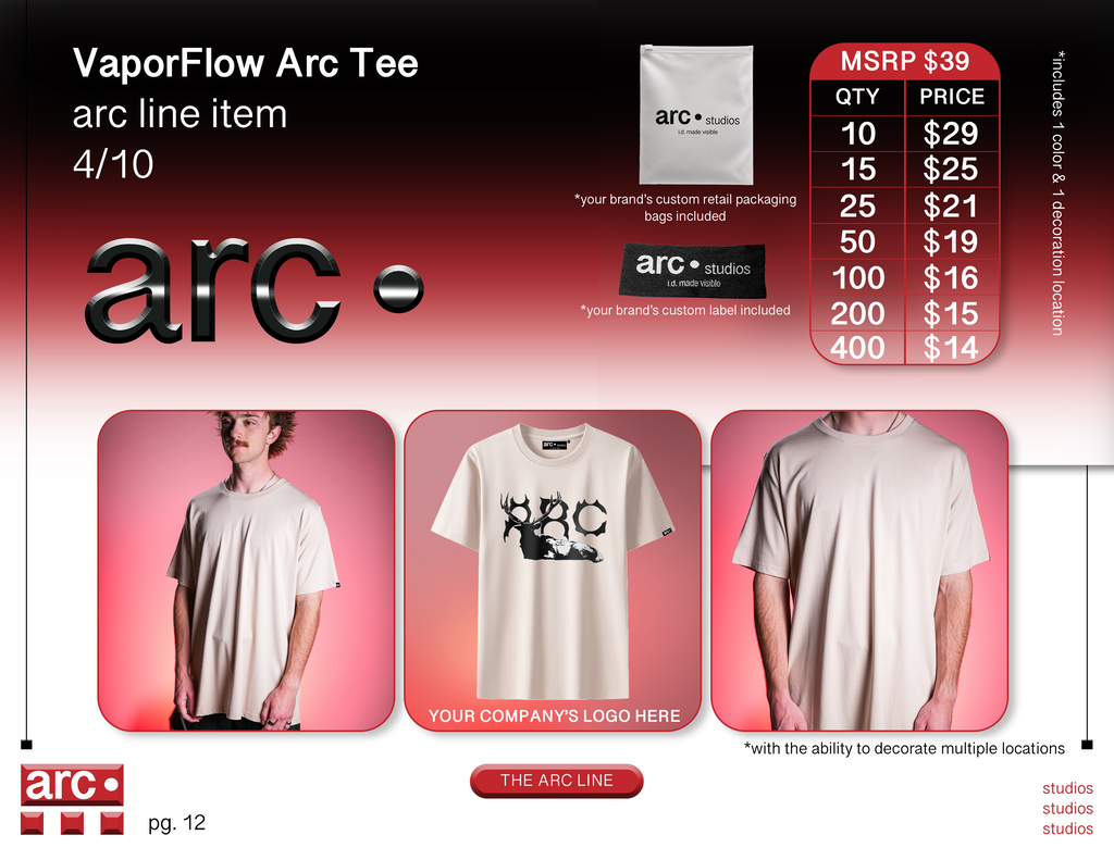 VaporFlow Arc Tee