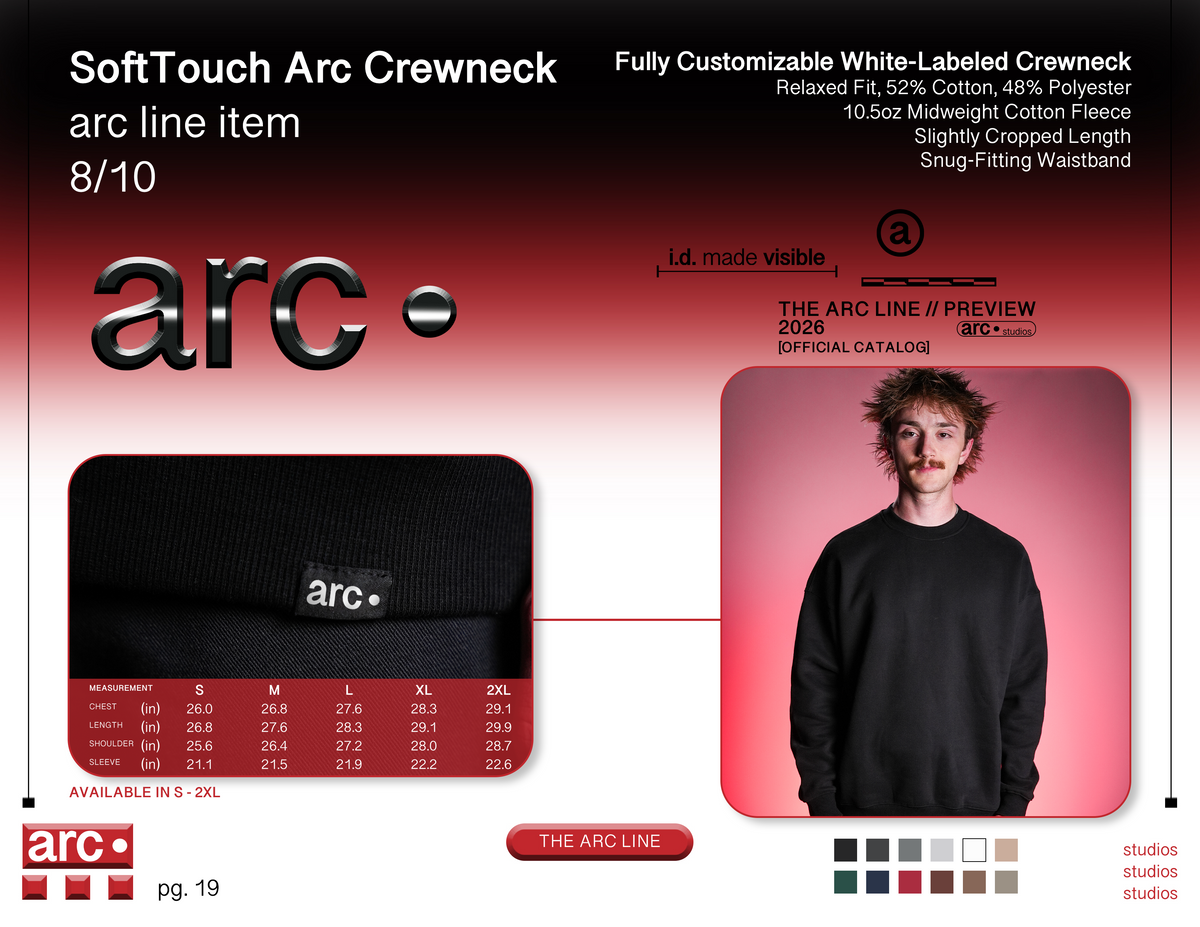 SoftTouch Arc Crewneck