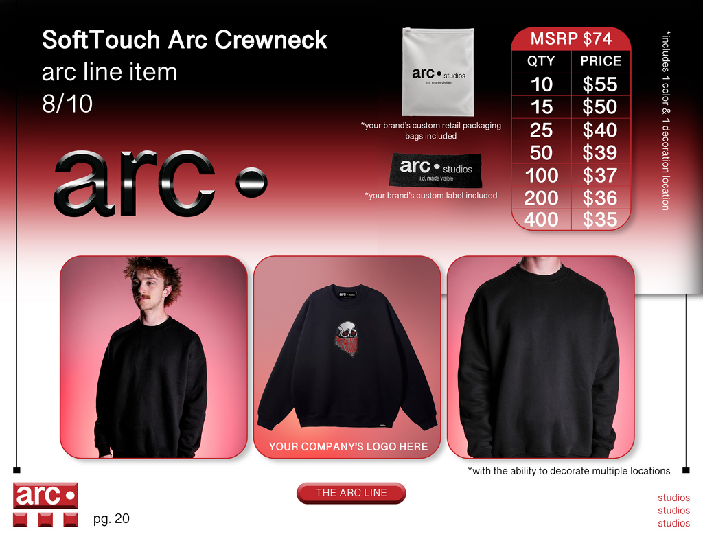 SoftTouch Arc Crewneck