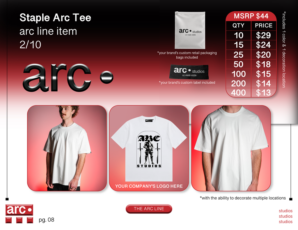 Staple Arc Tee
